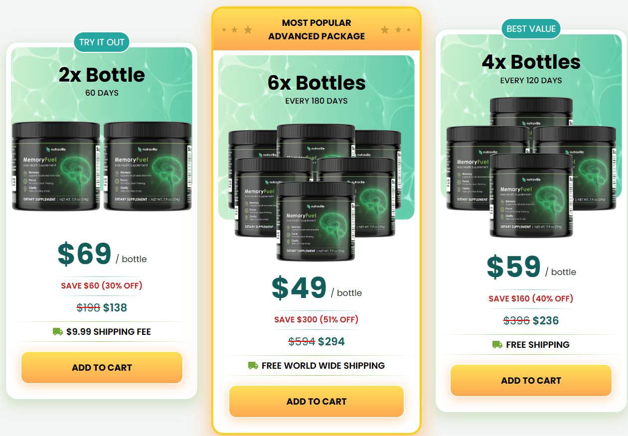 MemoryFuel Order
